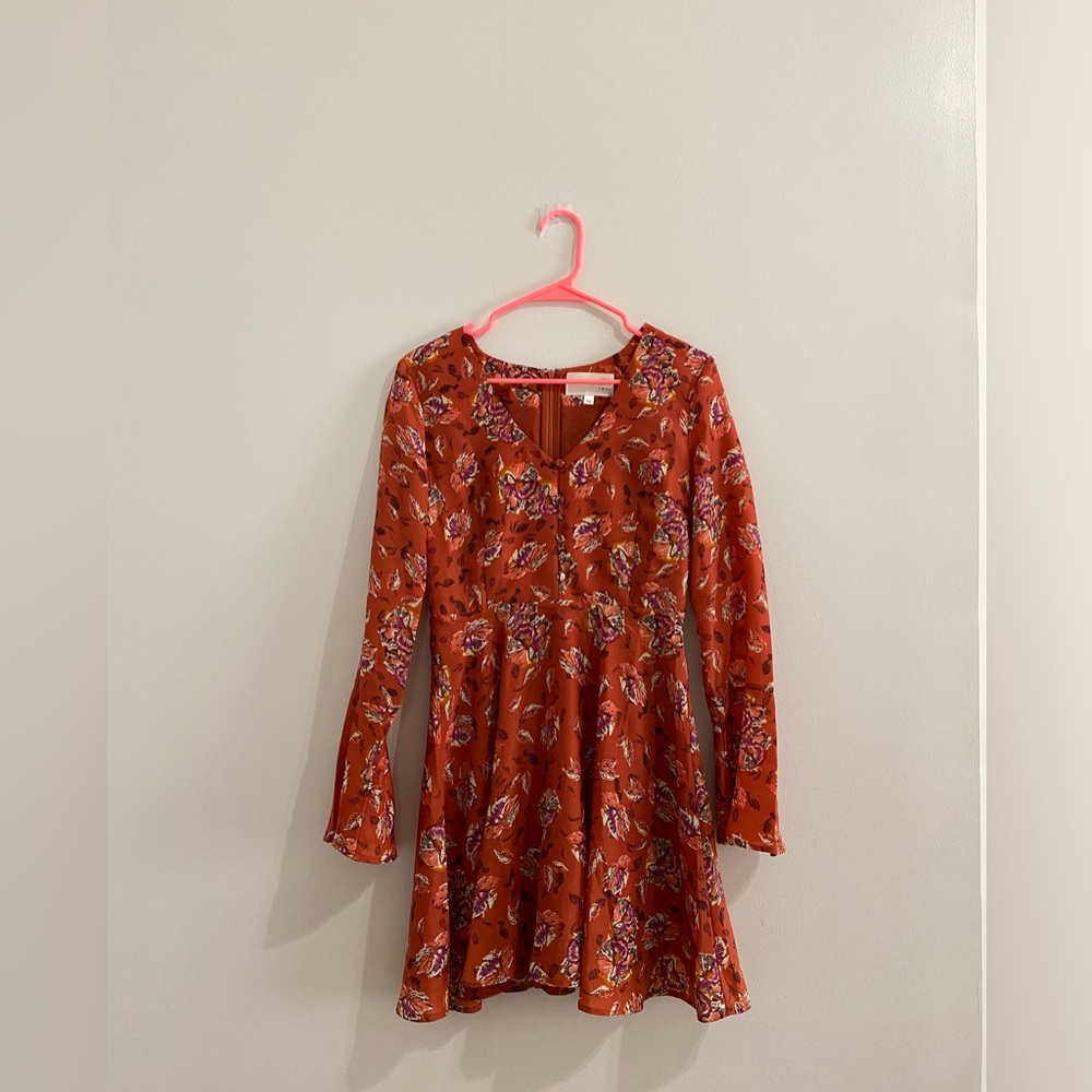 bright floral dress for causal events